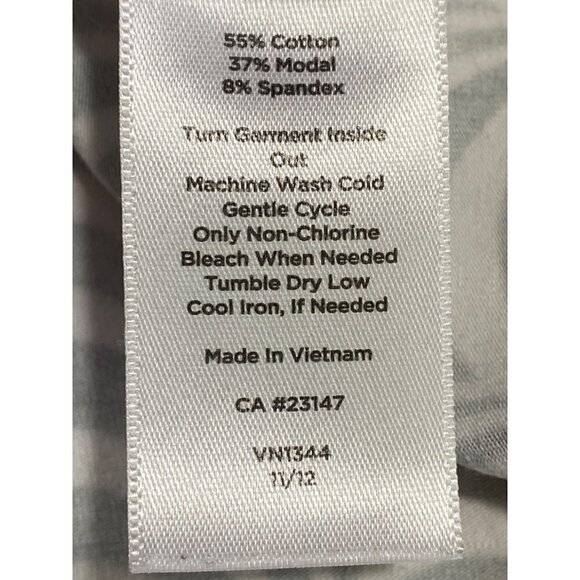 Talbots Vintage Black and White Sleeveless Top with Optical Illusion Design Size - Picture 7 of 8